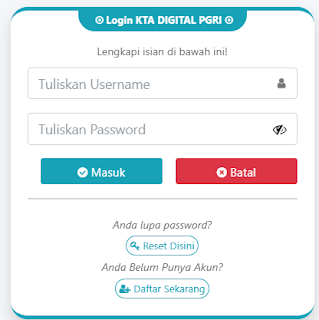 Register PGRI Bengkulu Selatan - Persatuan Guru Republik Indonesia Cabang Bengkulu Selatan